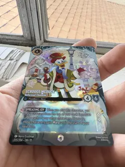 Disney Lorcana Scrooge McDuck - Reformed Ebenezer (Enchanted) 235/204 Foil ENG - Image 4