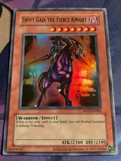 Yugioh - Swift Gaia the Fierce Knight RP02-EN085 - Retro Pack 2 (2025 Reprint) - Image 1