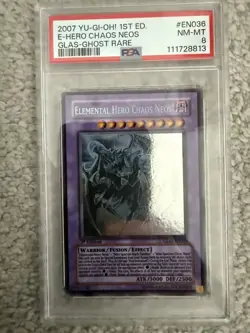 Yu-Gi-Oh! TCG Elemental Hero Chaos Neos 1st Edition GLAS-EN036 - Ghost Rare - Image 1