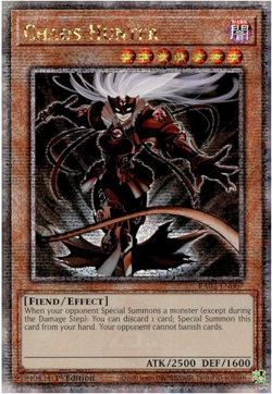 Yugioh! - Chaos Hunter - RA02-EN007 - QC Secret Rare - NM/M - NEW - Image 1