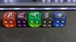 5 Dice Set Battles of Legend Chapter 1 BLC1 Yu-Gi-Oh! - Image 1