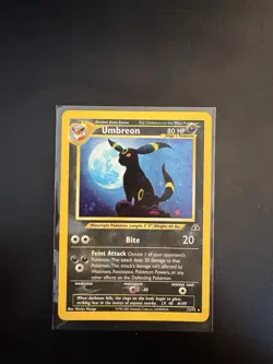 Pokemon TCG Umbreon Neo Discovery Holo Rare Card 13/75 - Image 4