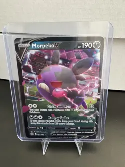 Pokemon TCG Morpeko v Brilliant Stars Holo Ultra Rare Card 095/172 - Image 1