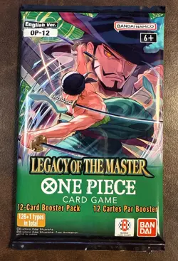 Legacy of The Master Booster Pack One Piece Card Game OP-12 English OP12 - Image 1