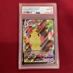 GRADED PSA 10 2021 Pokemon SWSH FA/Morpeko VMax Shining Fates #038 - Image 1