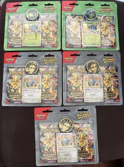 💥 Pokemon TCG Ascended Heroes Lot of 5 Two Pack Blisters New Sealed 10 Packs 💥 - Image 1