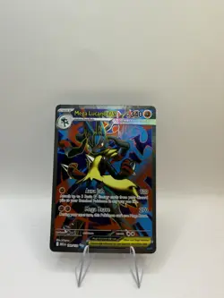 Mega Lucario ex 160/132 Ultra Rare Mega Evolution Pokemon Near Mint - Image 1