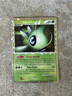 2010 Pokemon TCG Celebi 92/102 Triumphant Holo Rare Basic HP 60 - Image 1