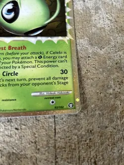 2010 Pokemon TCG Celebi 92/102 Triumphant Holo Rare Basic HP 60 - Image 2