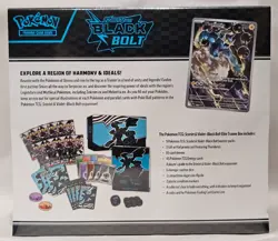 Pokemon Scarlet and Violet Black Bolt Elite Trainer Box (ETB SV BLK) - Brand New - Image 4