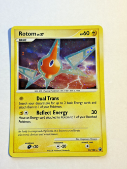 2008 POKEMON ROTOM 13/100 MAJESTIC DAWN -RARE -SWIRLS -HOLO-NM/LP-Excellent (R1) - Image 1