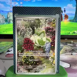 2023 Pokemon SV Paldea Evolved Sprigatito Illustration Rare #196/193 - Image 1