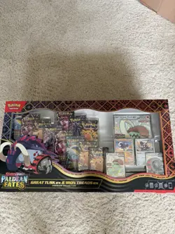 Pokemon TCG Paldean Fates Great Tusk Iron Treads Ex Premium Collection Lot of 5 - Image 1