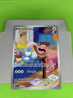 Lickitung 180/162 Pokemon TCG Temporal Forces Illustration Rare - Image 2