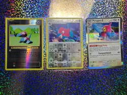 Pokemon Reverse Holo: Evolutions 71/108 Porygon; Chilling Reign 117/198 Porygon2 - Image 1