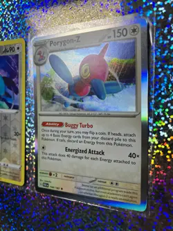 Pokemon Reverse Holo: Evolutions 71/108 Porygon; Chilling Reign 117/198 Porygon2 - Image 3