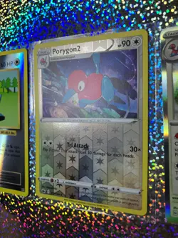 Pokemon Reverse Holo: Evolutions 71/108 Porygon; Chilling Reign 117/198 Porygon2 - Image 4