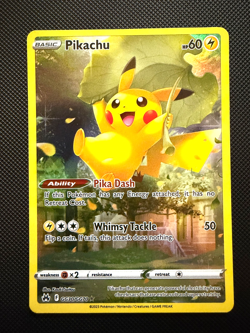 Pokemon Pikachu GG30/GG70 Crown Zenith Full Art (NOT GEM MINT WORHTY) - Image 1
