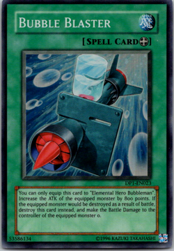 1x Bubble Blaster - Super Rare - DP1-EN023 - Unlimited - LP - Image 1