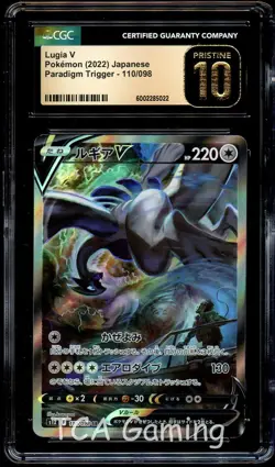 CGC 10 PRISTINE Lugia V 110/098 ALTERNATE ART HOLO Japanese Pokemon Card 022 - Image 1