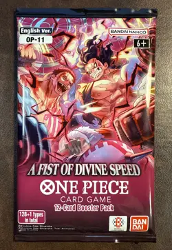 A Fist Of Divine Speed Booster Pack One Piece Card Game OP-11 English OP11 - Image 1