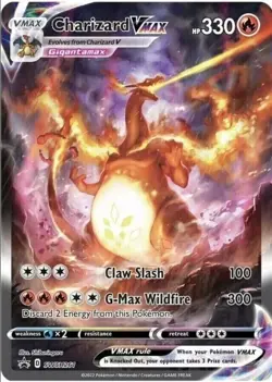 UPC Charizard VMAX SWSH261 Black Star Promo Full Alt Art Pokemon TCG Card NM- - Image 1