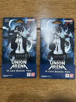 Union Arena Solo Leveling Booster Pack Lot Of 2 UE17BT - Image 1