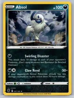 Absol - (Cosmos Holo) Holo 097/189 Miscellaneous Cards & Products Rare NM - Image 1