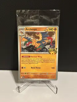 Pokemon Chicago Field Museum - Fossil Exhibit Archeops Promo Card SEALED - Image 1