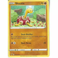 Shuckle 085/185 - Pokemon Card - Vivid Voltage - Image 1