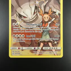 Steelix 247/236 Pokemon Cosmic Eclipse Holo Full Art Card - Image 3