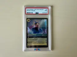 D23 Expo Disney Lorcana Mickey Mouse Playful Sorcerer Promo Card #07 MINT PSA 9 - Image 1