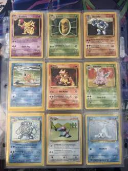 Near Complete BASE Set Near Complete 1999 Pokemon Unlimited WOTC Card Lot - Image 2