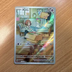 Ralts 211/198 Pokemon Scarlet Violet Base Illustration Card - Image 1