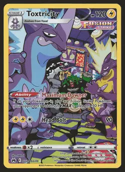 SWSH: Crown Zenith: Galarian Gallery Toxtricity #GG09/GG70 Pokemon Card - Image 1