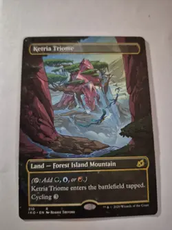 Magic the Gathering Ketria Triome Showcase Card Near Mint Condition - Image 1