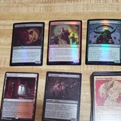 HUGE LOT 233 Cards MTG Commander Legends Baldur's Gate Foil English Chain Devil - Image 1