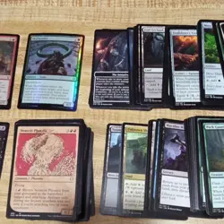 HUGE LOT 233 Cards MTG Commander Legends Baldur's Gate Foil English Chain Devil - Image 2