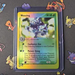 Weezing 24/109 EX Ruby Sapphire Reverse Holo Rare Card 2003 - Image 1