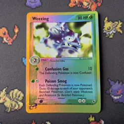 Weezing 24/109 EX Ruby Sapphire Reverse Holo Rare Card 2003 - Image 2