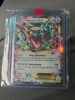 Pokemon TCG Rayquaza EX XY69 Black Star Promo 2015 Holo Card - Image 1