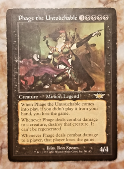 🔥 RARE CREATURE Phage the Untouchable! 🔥 MTG Legions / Regular MP - Image 1