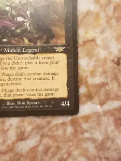 🔥 RARE CREATURE Phage the Untouchable! 🔥 MTG Legions / Regular MP - Image 4