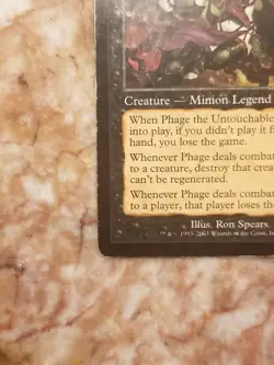 🔥 RARE CREATURE Phage the Untouchable! 🔥 MTG Legions / Regular MP - Image 5