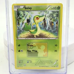 Pokemon Snivy Black & White Cross Holo Pokemon League 2011 CGC Mint+ 9.5 Card - Image 3