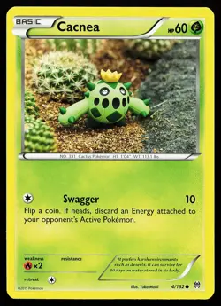 Cacnea 4/162 Common BREAKthrough Pokemon Card - Image 1