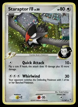 Pokemon Card - Staraptor FB Supreme Victors 11/147 Holo Rare - Image 1