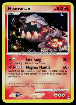 Pokemon Card - Heatran Arceus 3/99 Holo Rare - Image 1