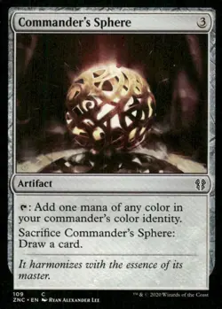 Commander's Sphere 109 Commander: Zendikar Rising MTG Magic the Gathering card - Image 1