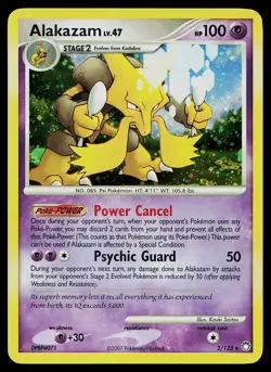 Pokemon Card - Alakazam Mysterious Treasures 2/123 Holo Rare - Image 1